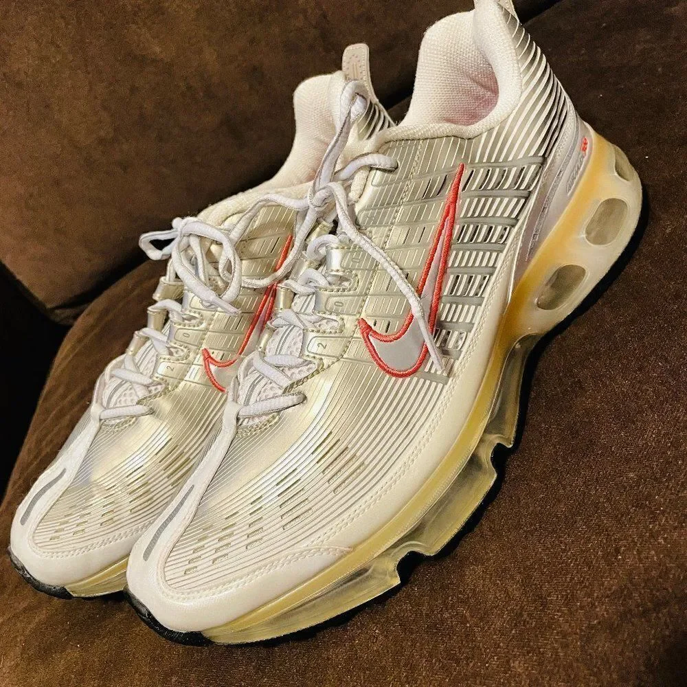 Mint Vintage NIKE AIR MAX 360 Champagne White Coral Pink Tight Air Bladders
